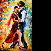 Leonid Afremov - Romantic Tango, for Tony (Nannouk)