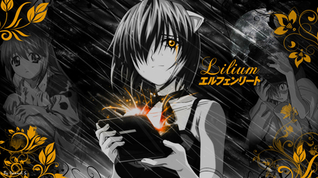 Elfen Lied - music box, elfen lied wallpapers, lucy, elfen lied