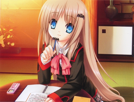 Noumi Kudryavka - little busters, girl, anime, noumi kudryavka, cute