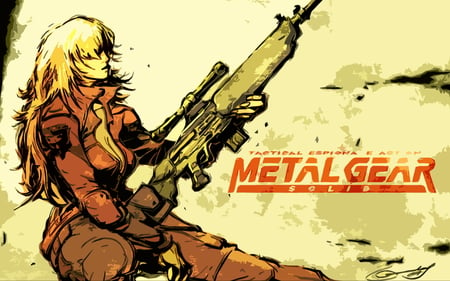 Metal Gear Solid - metal gear, metal gear solid, guns, sniper wolf