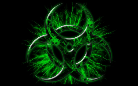 Bio-Hazard - hazard, 3d, awsome, green