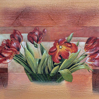 Red Tulip Still Life