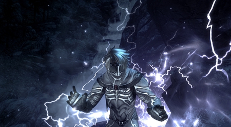 Skyrim Electric man - mods, pc, elder scrolls, hd, render, skyrim, raiden, solid, nude, snake, metal gear, kill, fun awesome, new