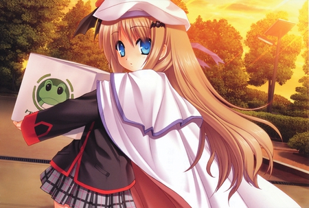 Noumi Kudryavka - little busters, girl, blue eyes, anime, noumi kudryavka, cute