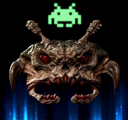 Invader - game, fantasy, invader, art, wallpaper