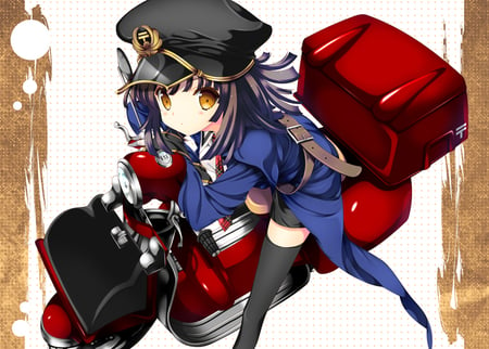 Sengoku Nadeko - girl, hat, sengoku nadeko, anime, long hair