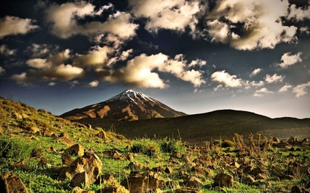 kilimanjaro - mountains, nature, outdoors, clouds