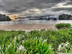 beautiful beach hdr