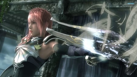 FFXIII-2 Lightning - game girl, hot, final fantasy xiii-2, wallpaper, lightning