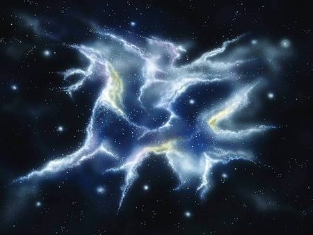 white nebula - space, light, stars, nebula