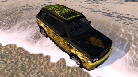 Range Rover Sport - Test drive unlimited 2 - range rover, test drive, custom, beach