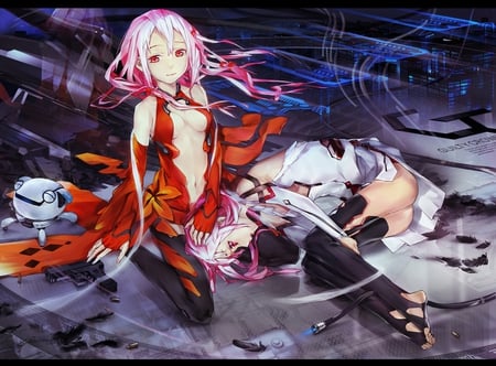 Yuzuriha Inori - anime, cute, girl, pretty