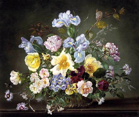 By Cecil Kennedy - painting, cecil kennedy, flower, art, still life