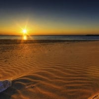 Golden Sand Sunset