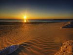 Golden Sand Sunset