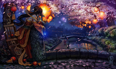 AbandonBane's Lunar Reverly Winning Sona Art - art reverly winner, lunar, geisha, league of legends, sona