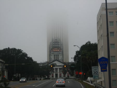 Tallahassee Capital Building - tallahassee, traffic, morning, building, capital