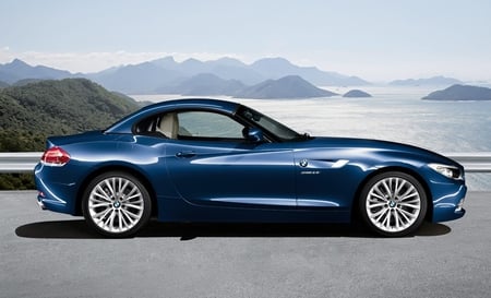 BMW Z4 - bmv, cars, car, blue