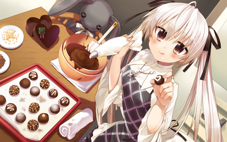 Sora - chocolate, sora, bunny, yosuga no sora