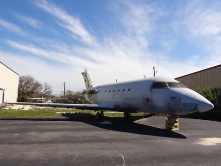 Cannibalized Aircraft - old aircraft, plane, cannibalization, jet