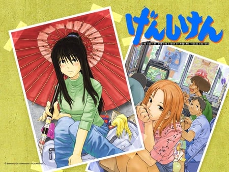 Genshiken - girls, anime, group, otaku