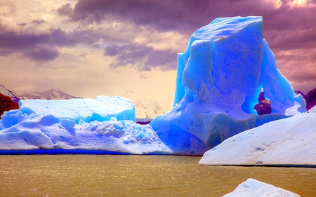 ICEBERG - glacier, winter, nature, iceberg