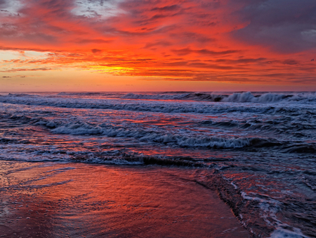 Colors of the nature - sky, nature, sunset, sea