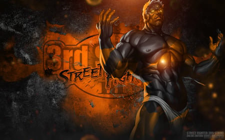 Dark fighter - street fighter, cgi, dark, game