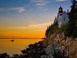 lighthouse on the cliff