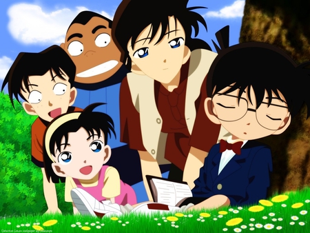 Detective Conan - closed, jimmy, kudo, detective, conan, case, sinichi, rachel, ran