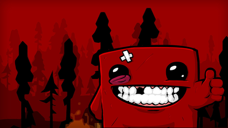 Super Meat Boy - game, super, red, meat boy