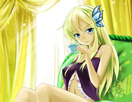 Sena Kashiwazaki - ga, anime, boku, girl, blonde, kashiwazaki, wa, tomodachi, cute, sena