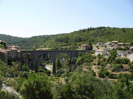 village - pont, sud, nature, bridge