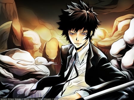 Obsidian - tenth generation vongola cloud guardian, hibari kyouya, vongola, katekyo hitman reborn, obsidian