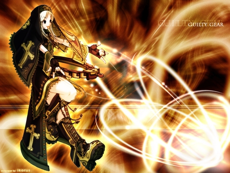 Guilty Gear - cg, game, girl, power