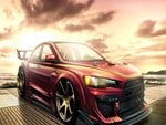 mitsubishi lancer evolution hdr