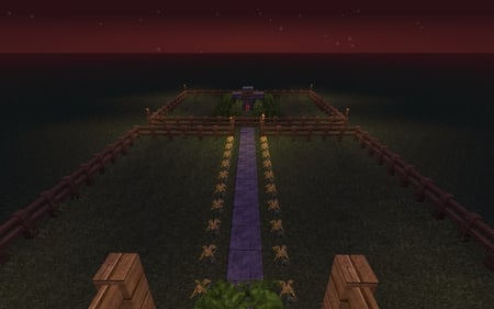 the ingame sunset - cemetary, grass, tombstone, sunset