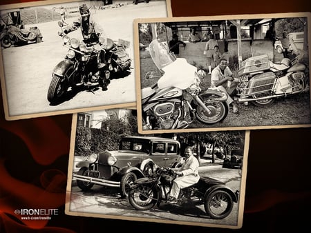 Old School - harley, ride, motorcycle, bike