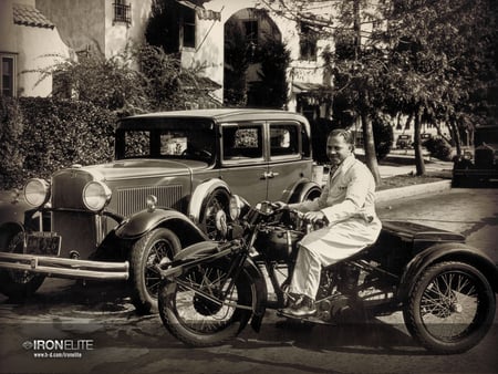 old school 3 - bike, motorcycle, ride, harley