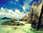 seychelles beach hdr