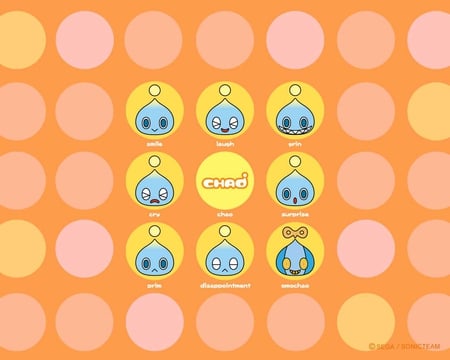 Chao - bubbles, chao, emotions, video games, pink, neutral chao