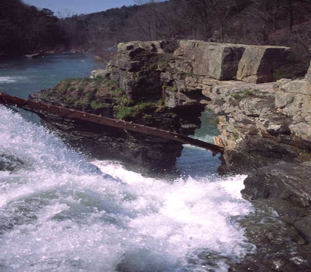 Arch Falls - rapids, nature, arch, waterfalls, rocks