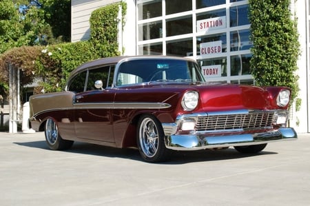 sharp - motor, 50s, car, chevy