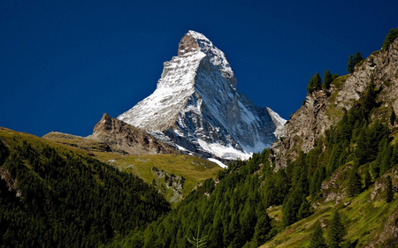 Matterhorn - alps, rock, mountain, switzerland