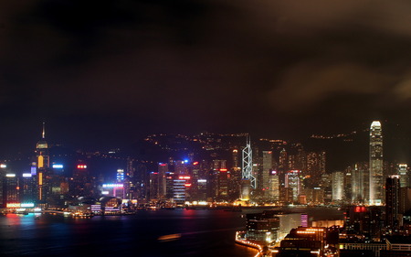 Hong Kong in night - hong kong, nite