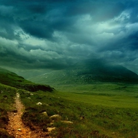 dark blue clouds 