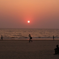 sunset  mumbai  