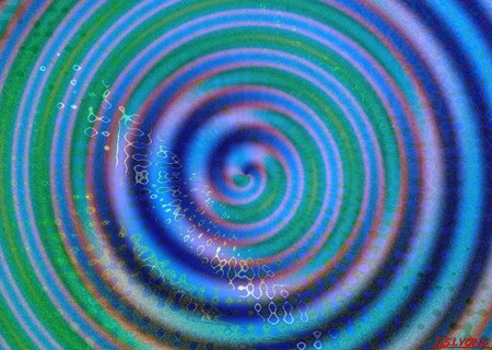 colour spiral - abstract, colours, spirals, circles