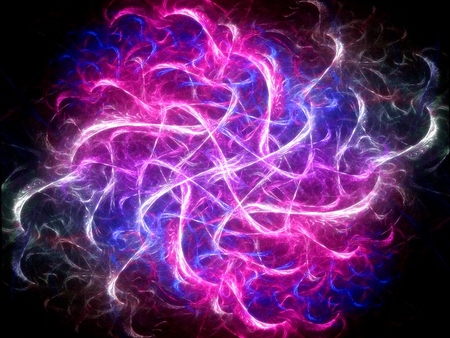 purple explosion - purple, black, blue, pink