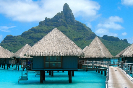 Beach Huts - picture, beach, huts, cool